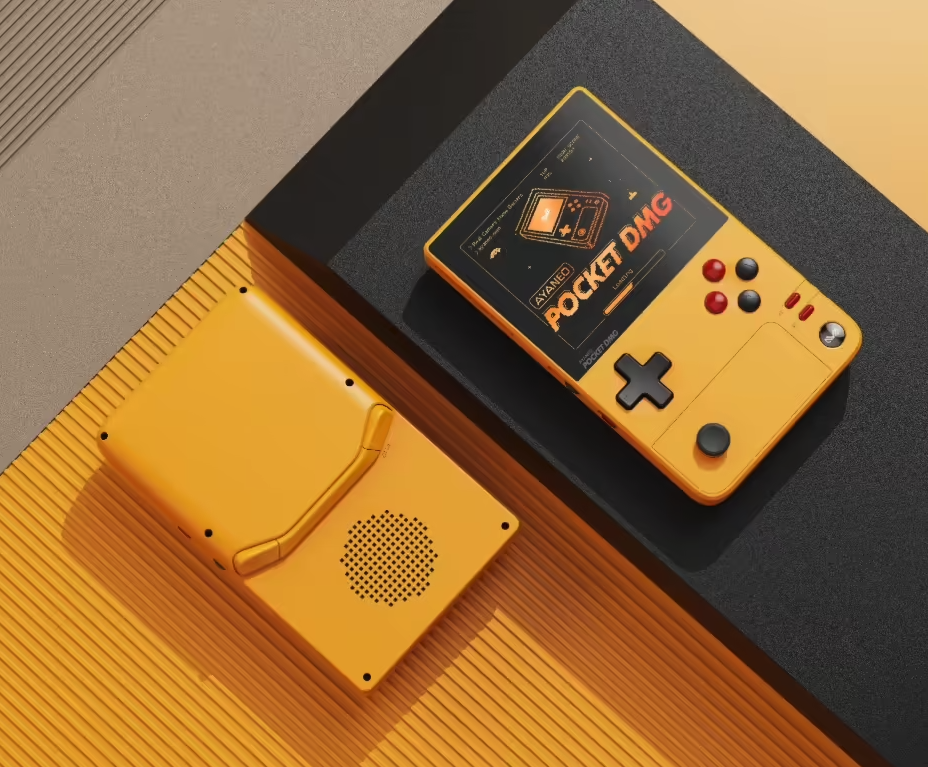 YANEO Pocket DMG掌机“元气黄”限定版开售 复古设计+骁龙G3x芯片2399元起